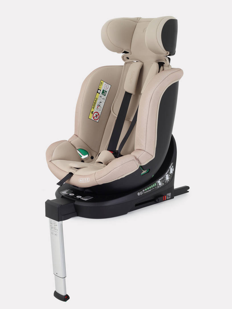 Автокресло Mowbaby Stage isofix (40-150 см) 0-36 кг Beige