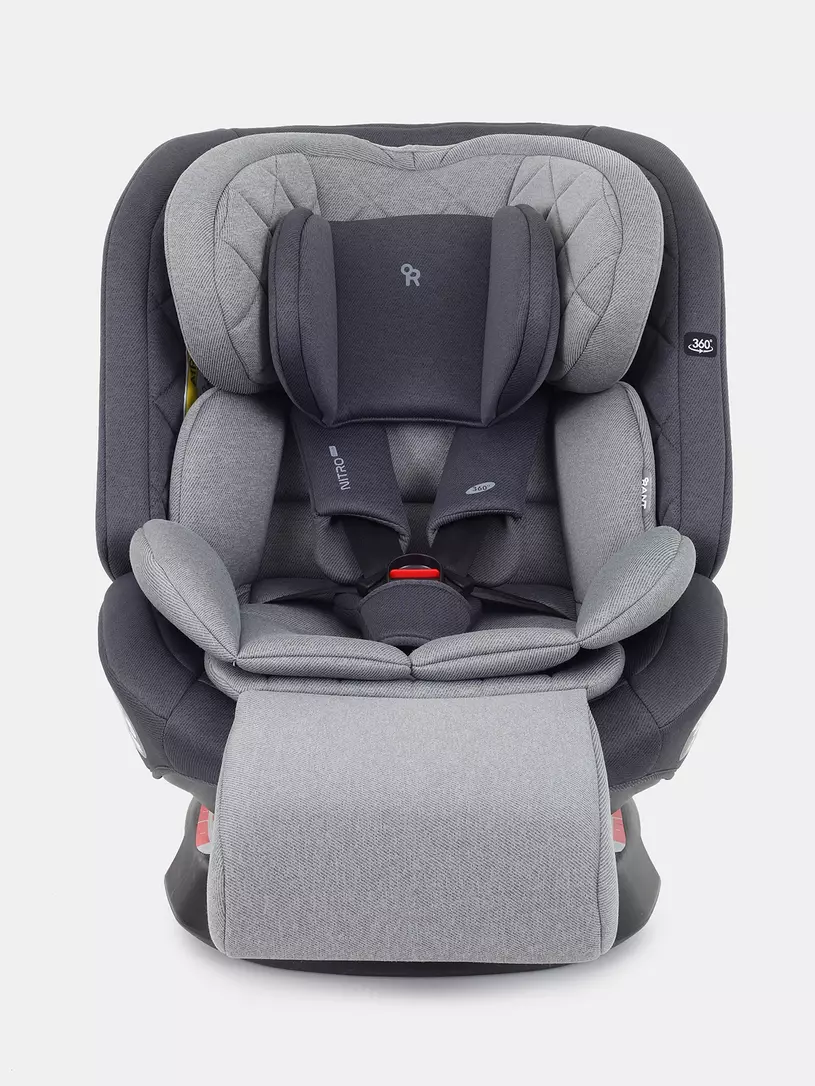 Автокресло Rant Nitro Plus isofix 0/1/2/3 (0-36 кг) Grey