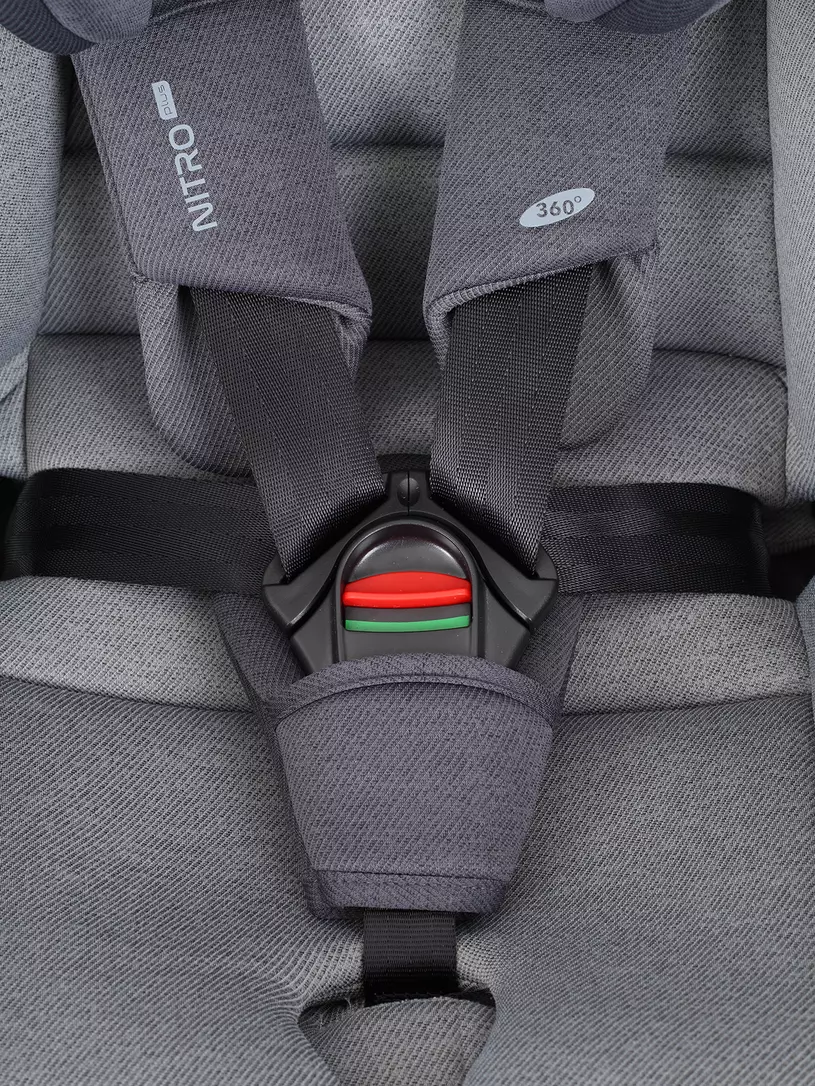 Автокресло Rant Nitro Plus isofix 0/1/2/3 (0-36 кг) Grey