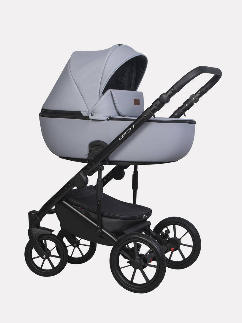Коляска 3 в 1 Riko Basic Ozon Pastel 04, Серый