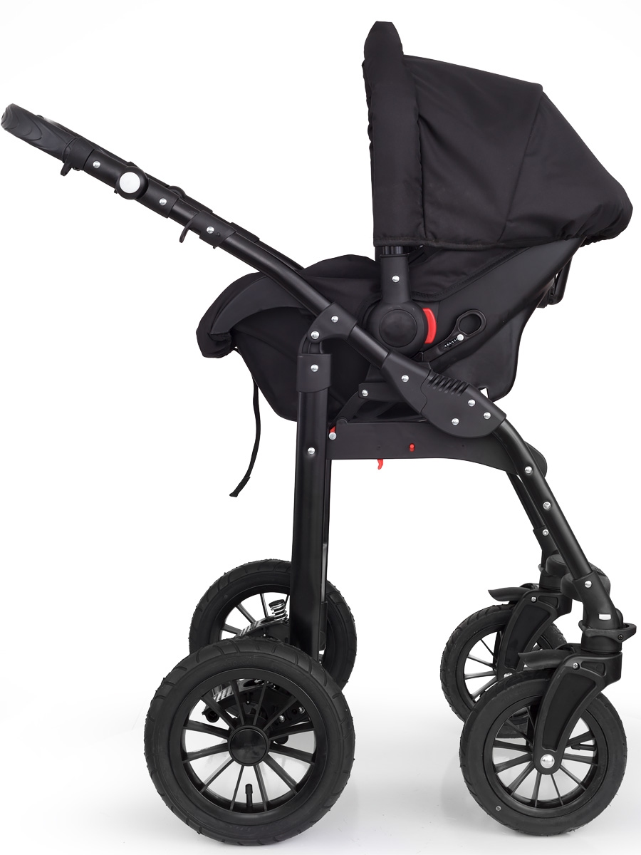 Коляска 3 в 1 Rant Siena 02 коричневый-бежевый