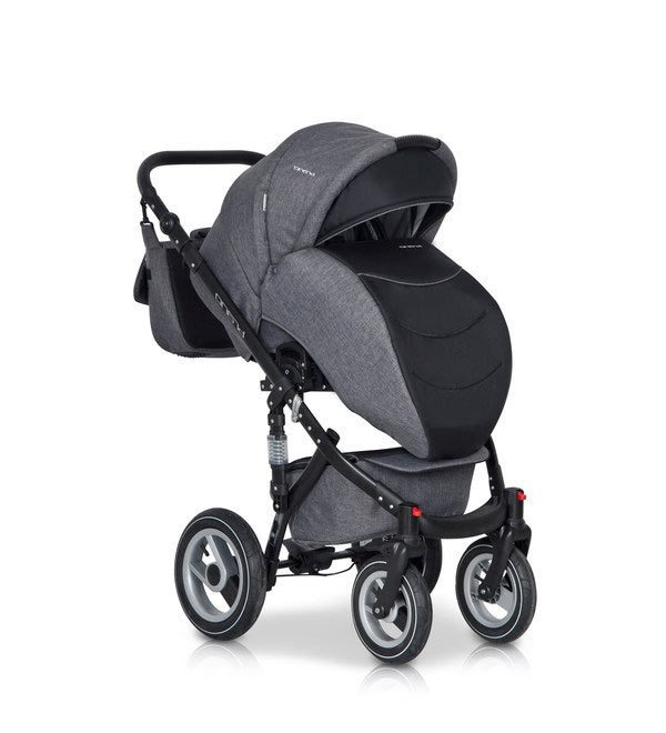 Коляска 2 в 1 Riko Bruno 01 серый