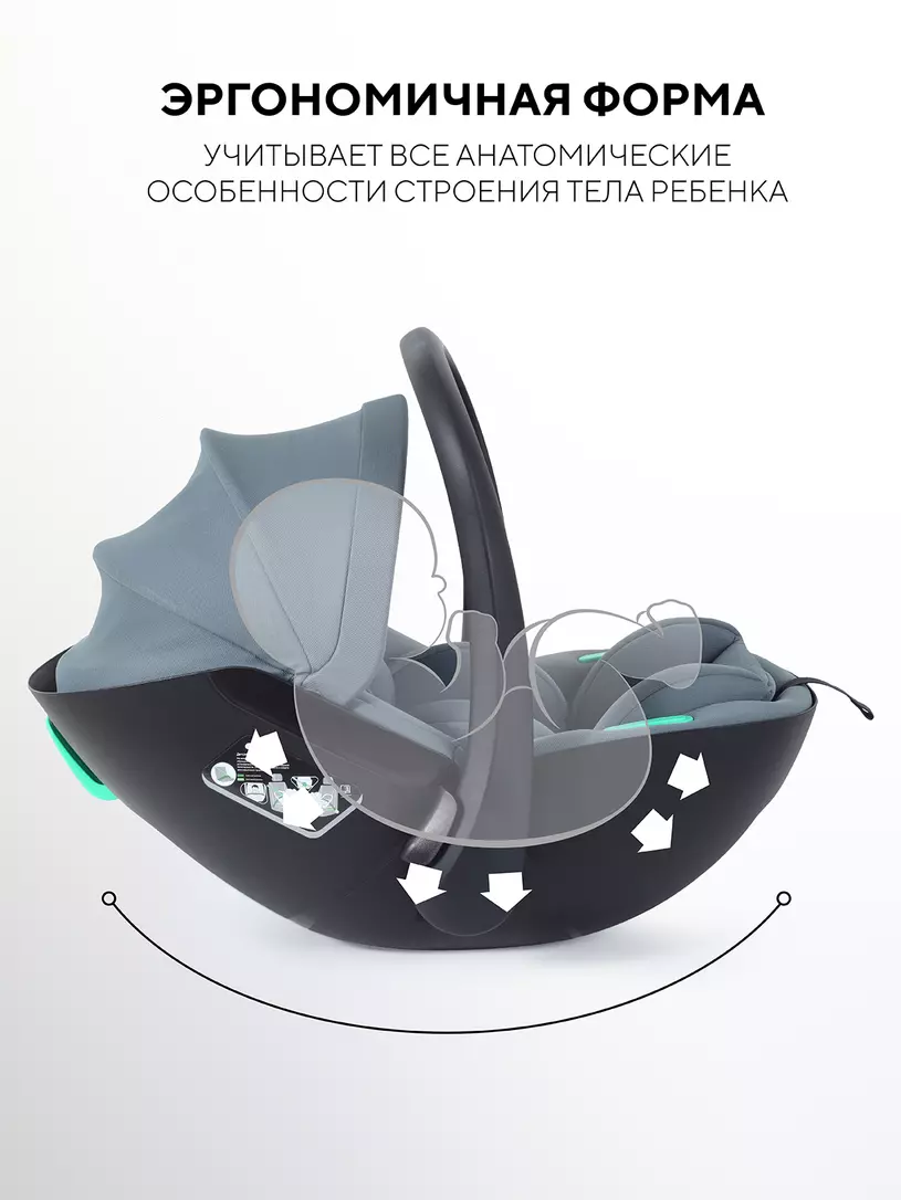 Автокресло Rant Miro (40-87см), Graphite