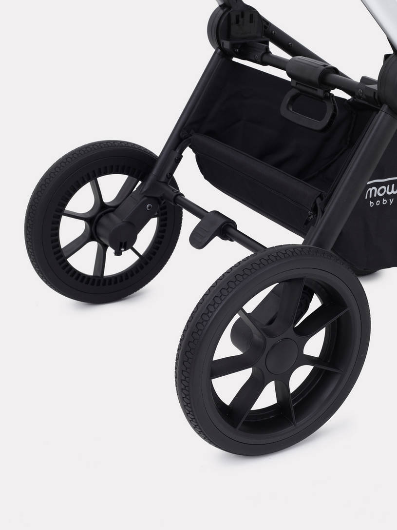 Коляска 3 в 1 Mowbaby Zoom Silver 2025 cacao brown