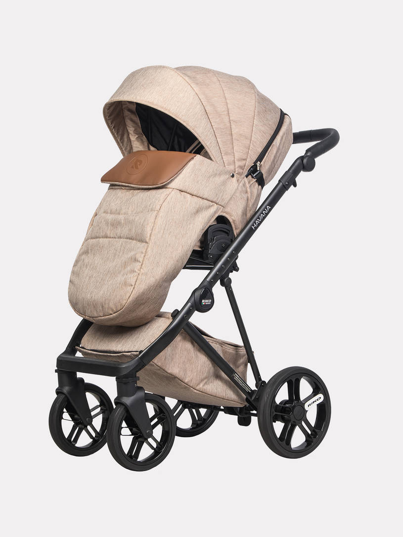 Коляска 2 в 1 Riko Basic Havana 04 коричневый