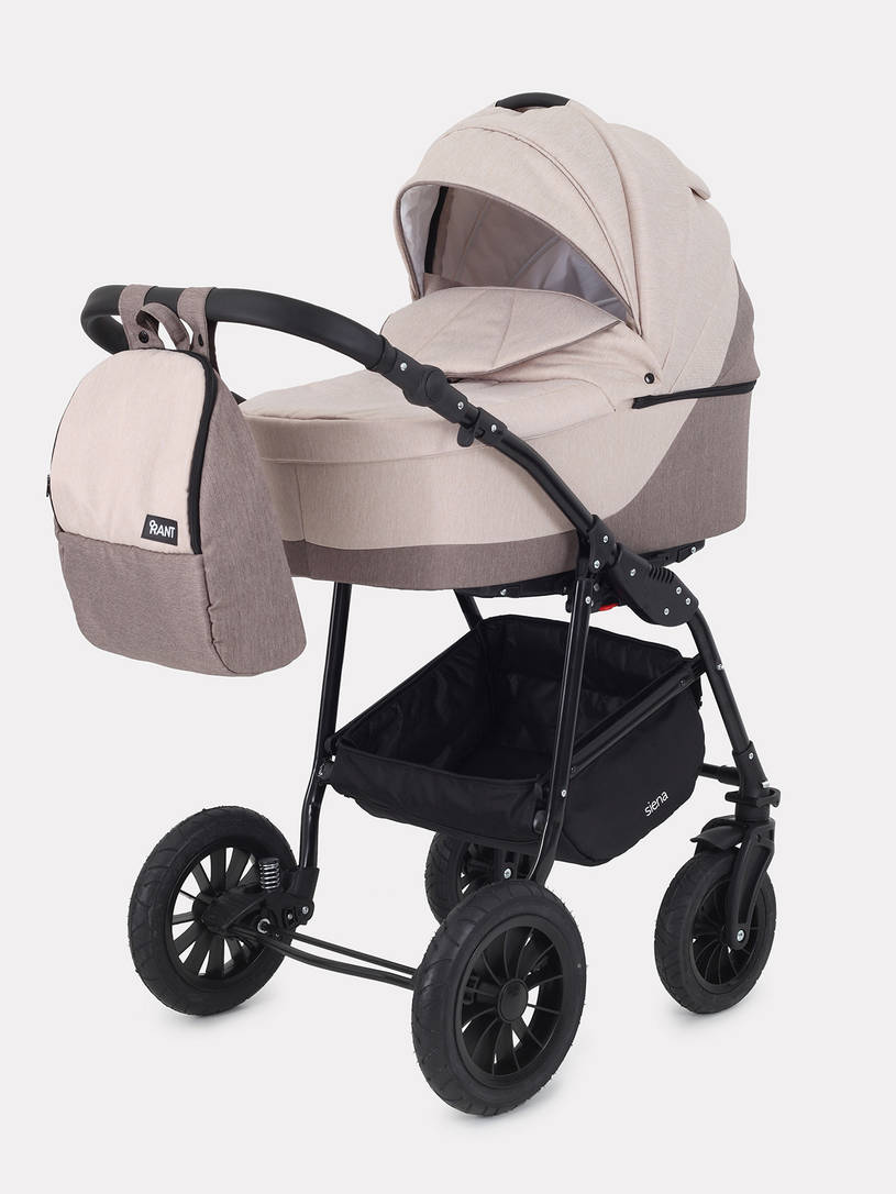 Коляска Rant Siena 2024 09 коричневый-бежевый