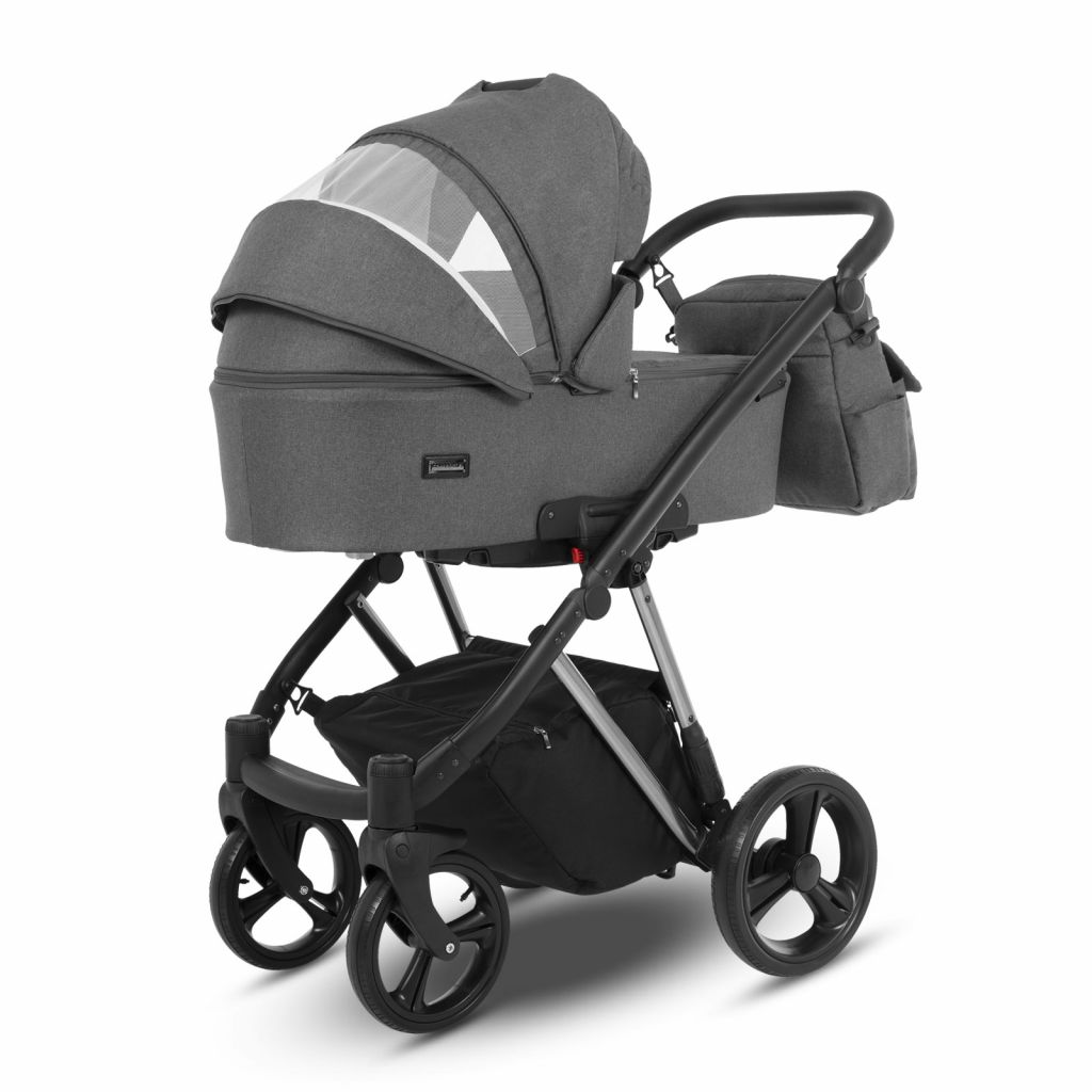 Коляска 2 в 1 Camarelo Faro, Серый меланж