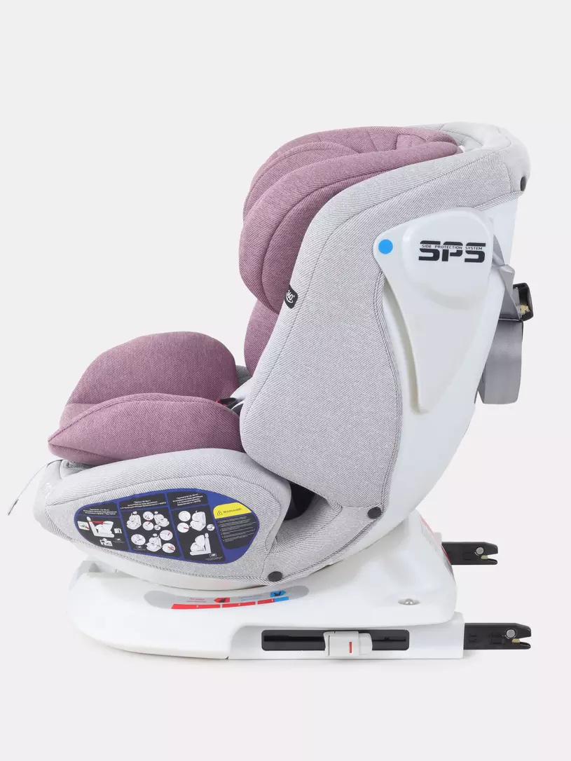 Автокресло Rant Nitro 0/1/2/3 (0-36 кг) Grey/Pink