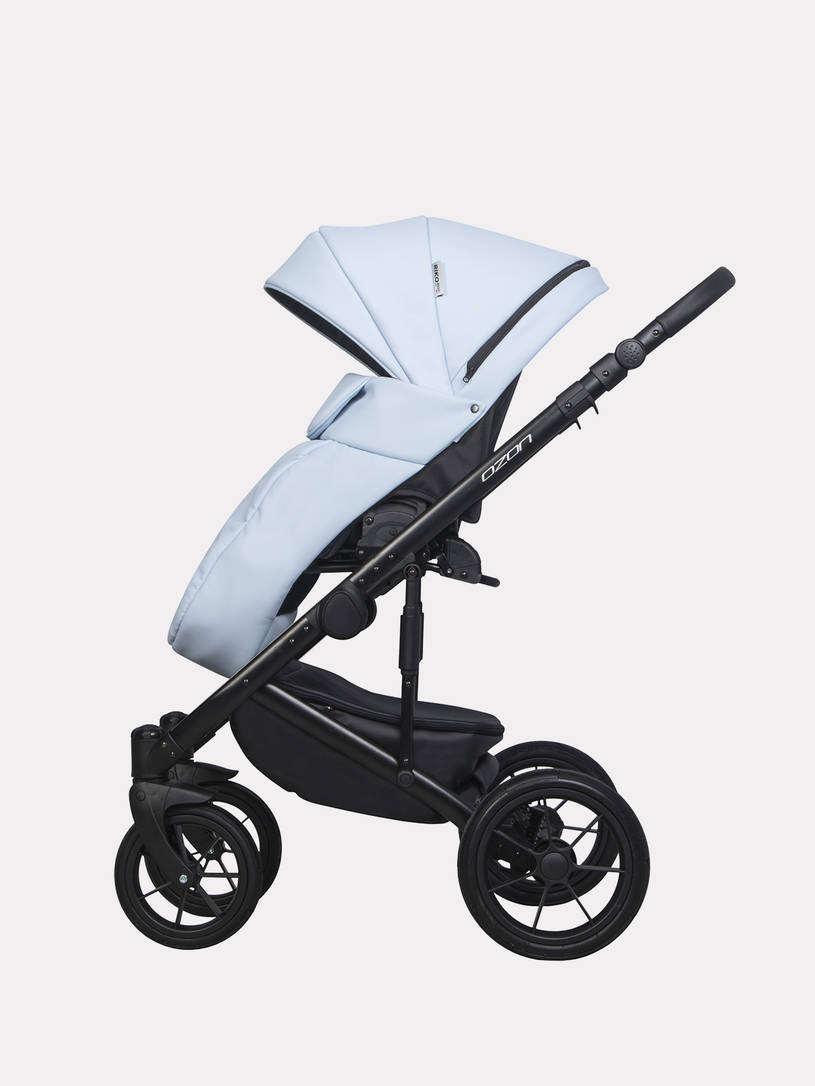 Коляска 3 в 1 Riko Basic Ozon Pastel 03, Голубой