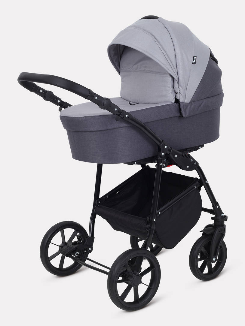 Коляска 2 в 1 Rant Dream 2024 02 темно-серый - светло-серый