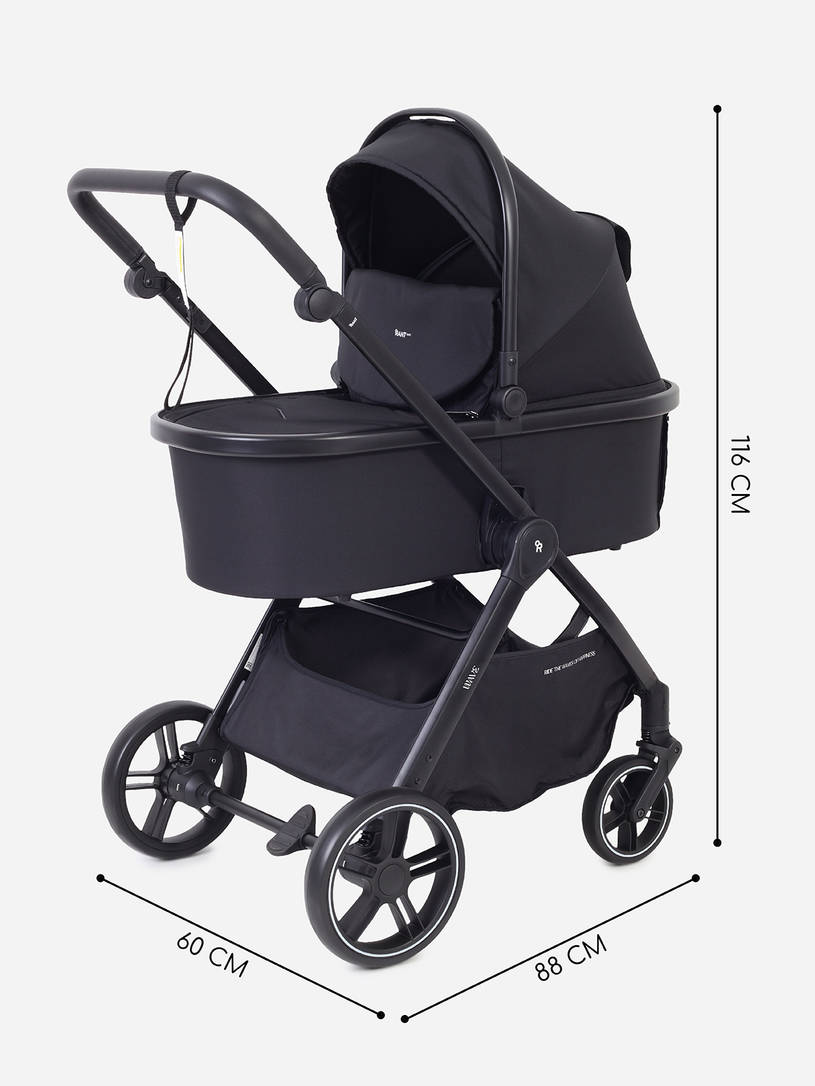 Коляска 2 в 1 Rant Basic Wave Black