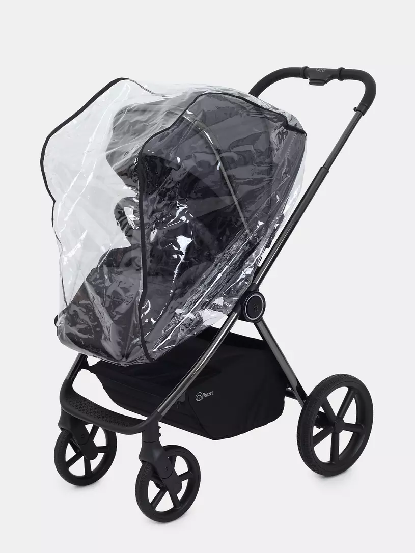 Коляска 2 в 1 Rant Teo Black Chrome Graphite
