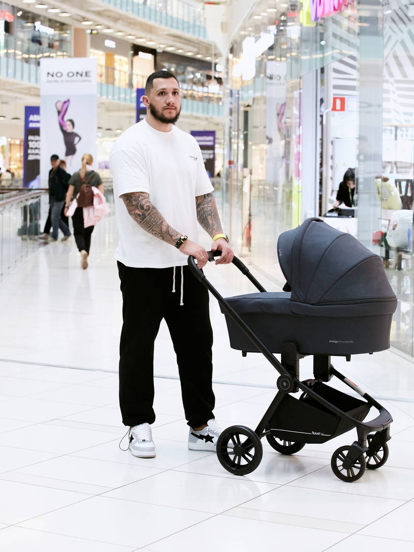 Коляска 3 в 1 Rant Basic Energy Graphite