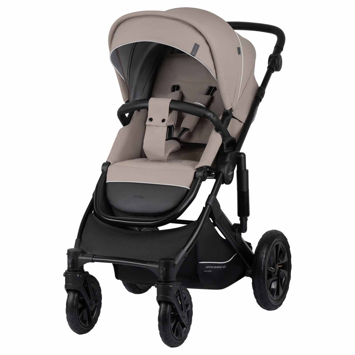 Коляска 2 в 1 Indigo Coin, Бежевый