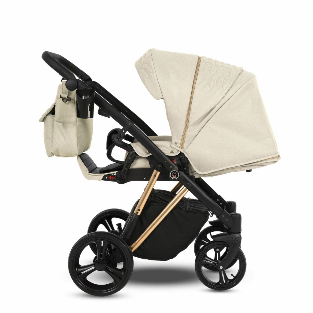 Коляска 2 в 1 Camarelo Faro, Светло-бежевый меланж