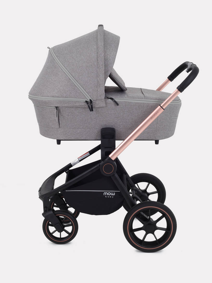 Коляска 2 в 1 MOWBaby ZOOM PU RA086 Gold Beige