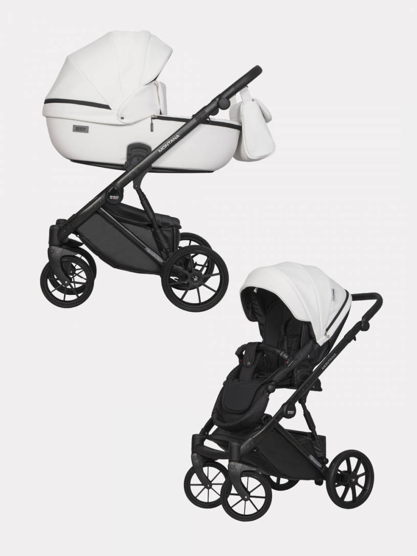 Коляска 2 в 1 Riko Basic Montana Ecco 11 white