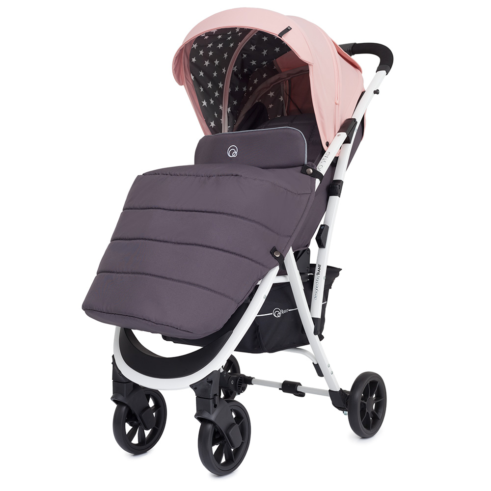 Коляска прогулочная Rant Largo Star Cloud Pink. Цвет: Розовый