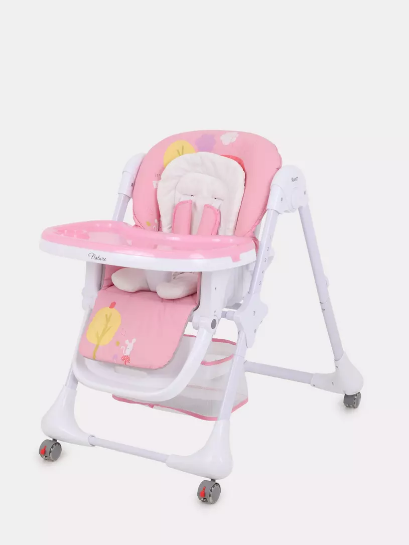 Стульчик для кормления Rant Nature pink