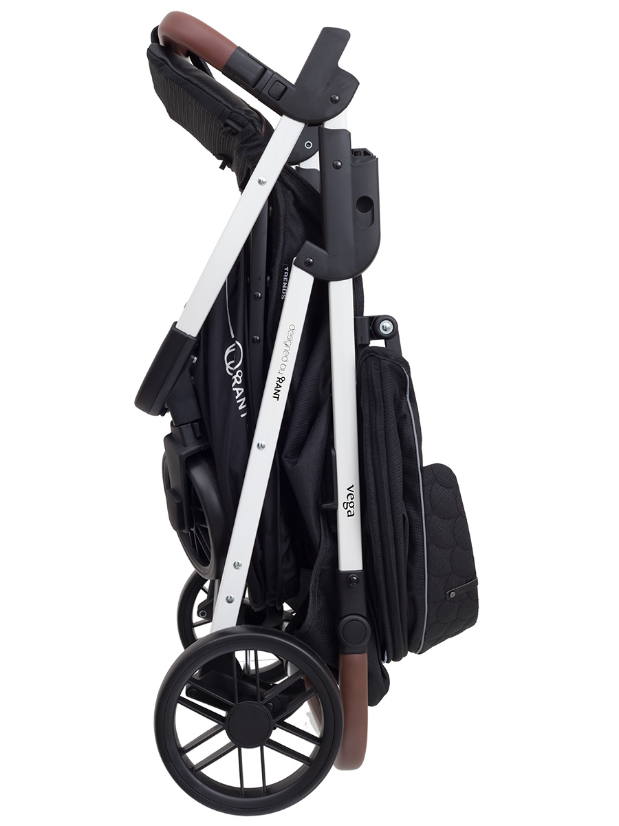 Коляска прогулочная Rant Vega Trends Midnight Black. Цвет: Черный