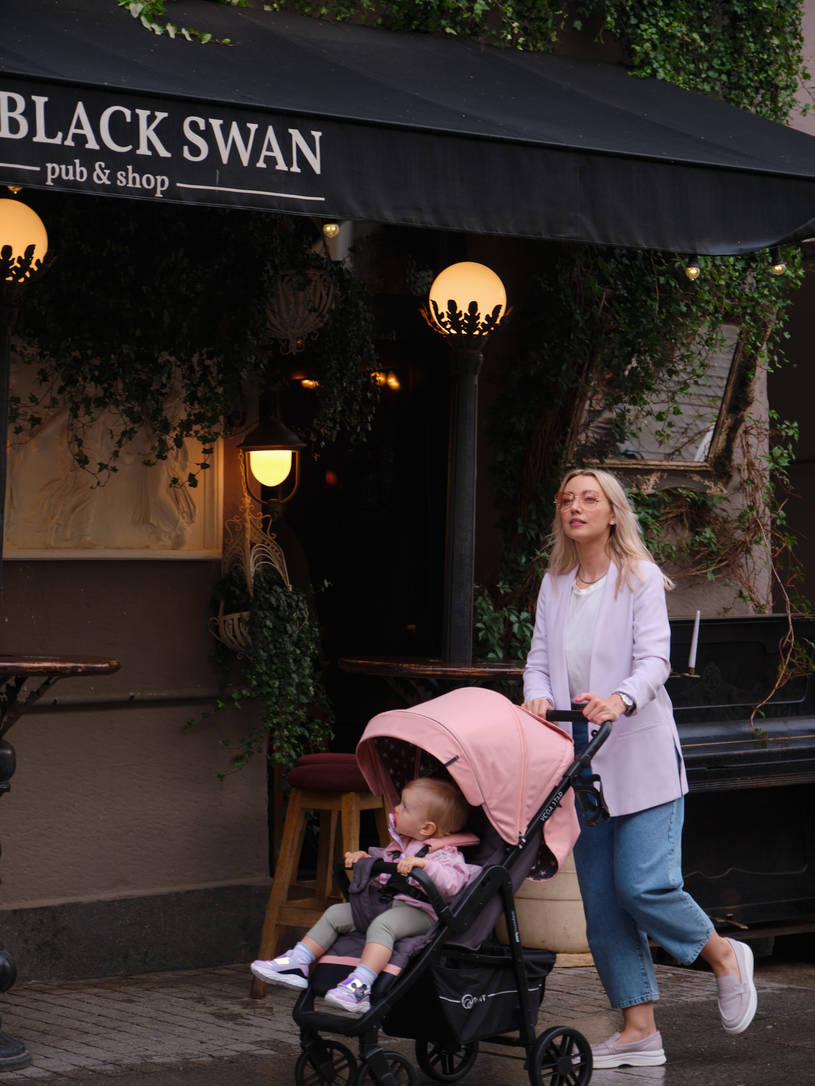 Коляска прогулочная Rant Vega Star Cloud Pink. Цвет: Розовый