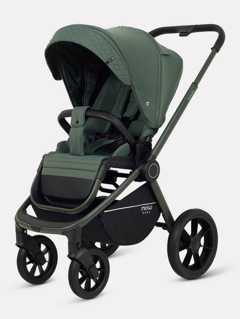 Коляска 3 в 1 Mowbaby Zoom PU Forest green
