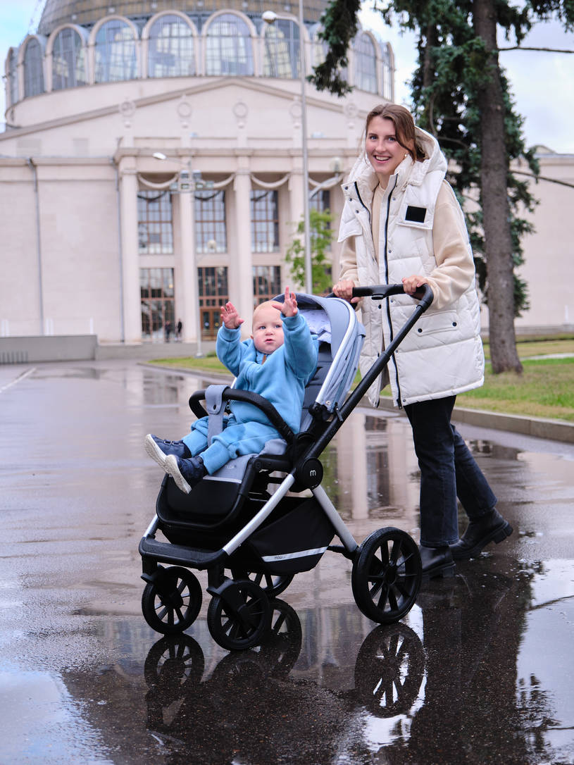 Коляска 2 в 1 Mowbaby Tilda Blue