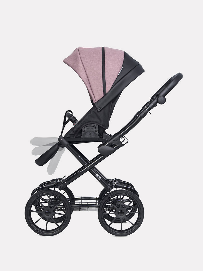 Коляска 2 в 1 Riko Basic Pacco Classic 02 Pink