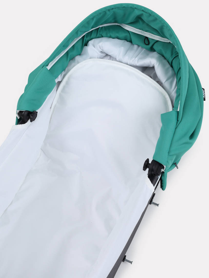 Коляска 2 в 1 Rant Dream 08 серый-темно-зеленый