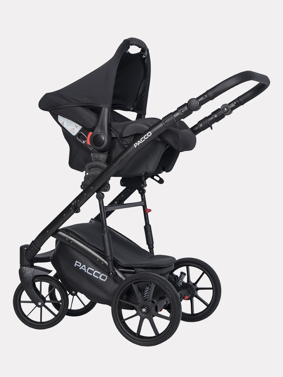 Коляска 3 в 1 RIKO BASIC PACCO 09 Black