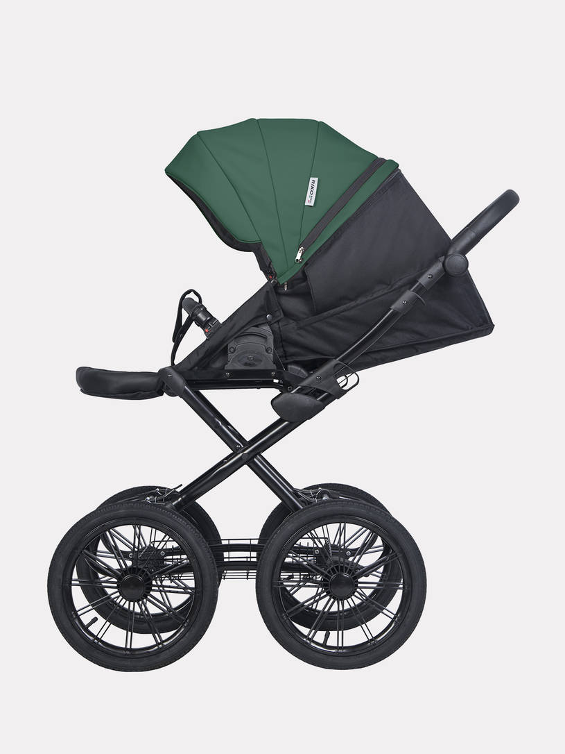 Коляска 2 в 1 Riko Basic Montana Ecco Prestige 13, Emerald