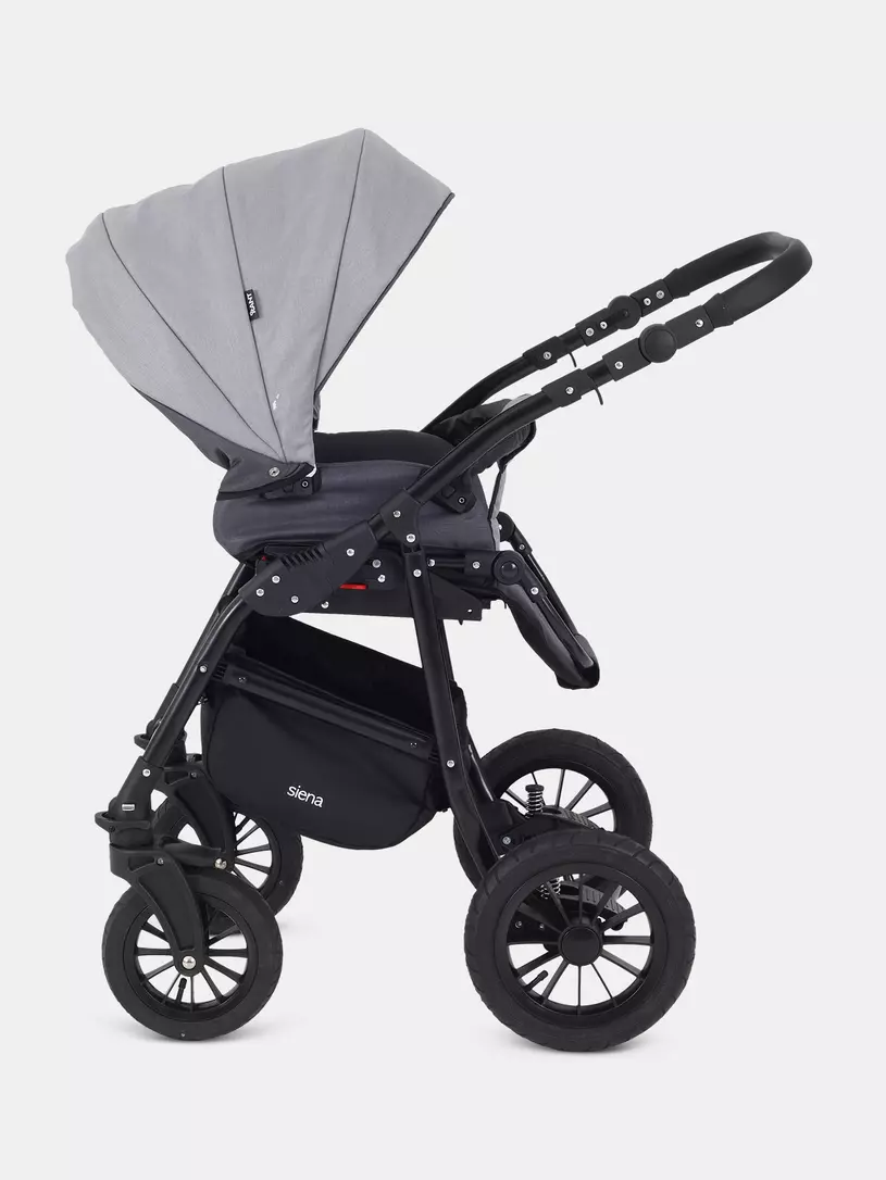 Коляска 3 в 1 Rant Siena 2024 02 темно-серый - светло-серый