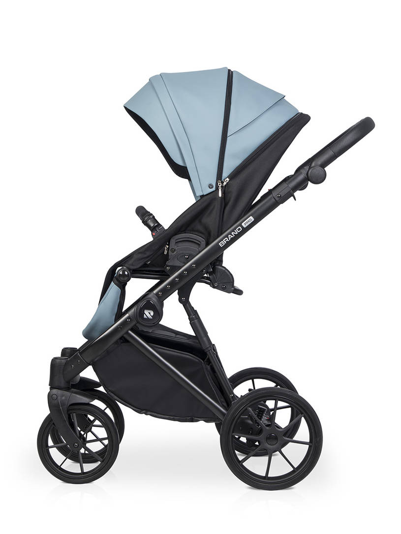 Коляска 2 в 1 Riko Brano Pro Crystal blue