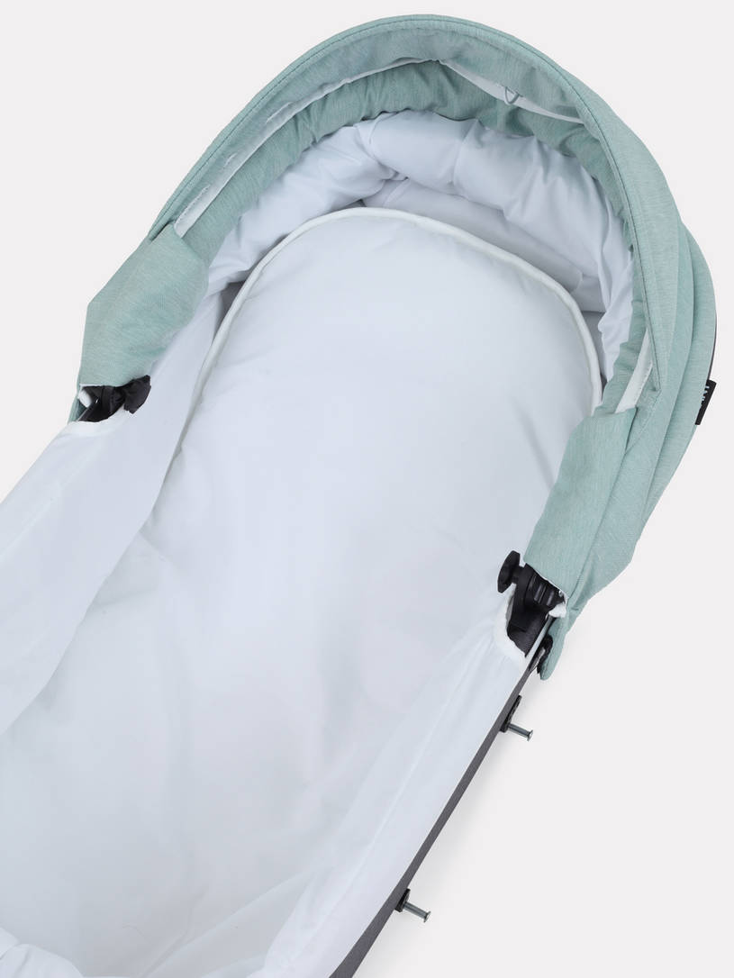 Коляска 2 в 1 Rant Dream 04 серый-мятный