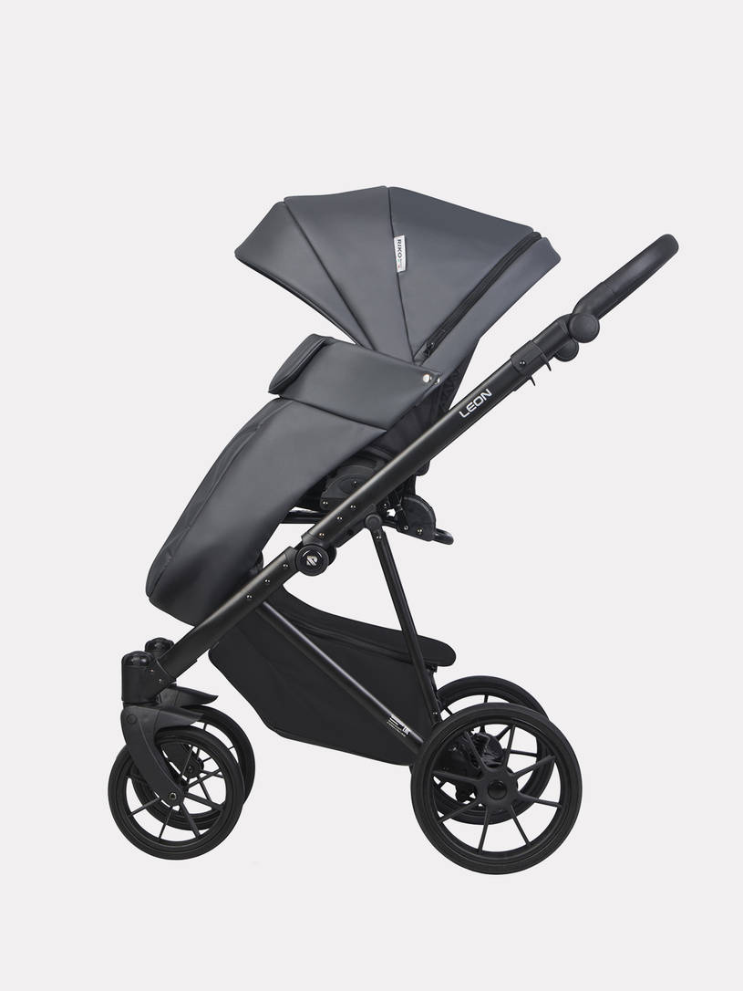 Коляска 2 в 1 Riko Basic Leon 03 Grafite