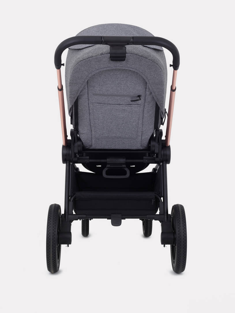 Коляска 2 в 1 MOWBaby ZOOM PU RA086 Gold Grey