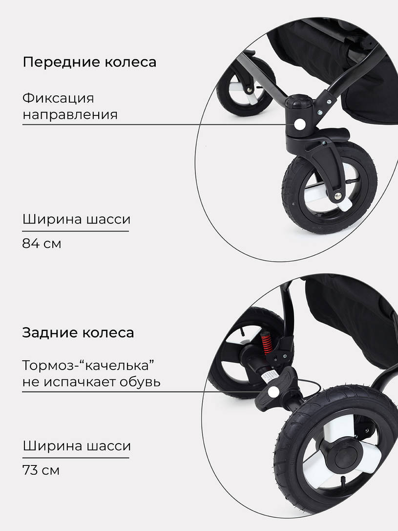 Коляска для двойни 2 в 1 Rant Dream Duo 06 серый-зеленый