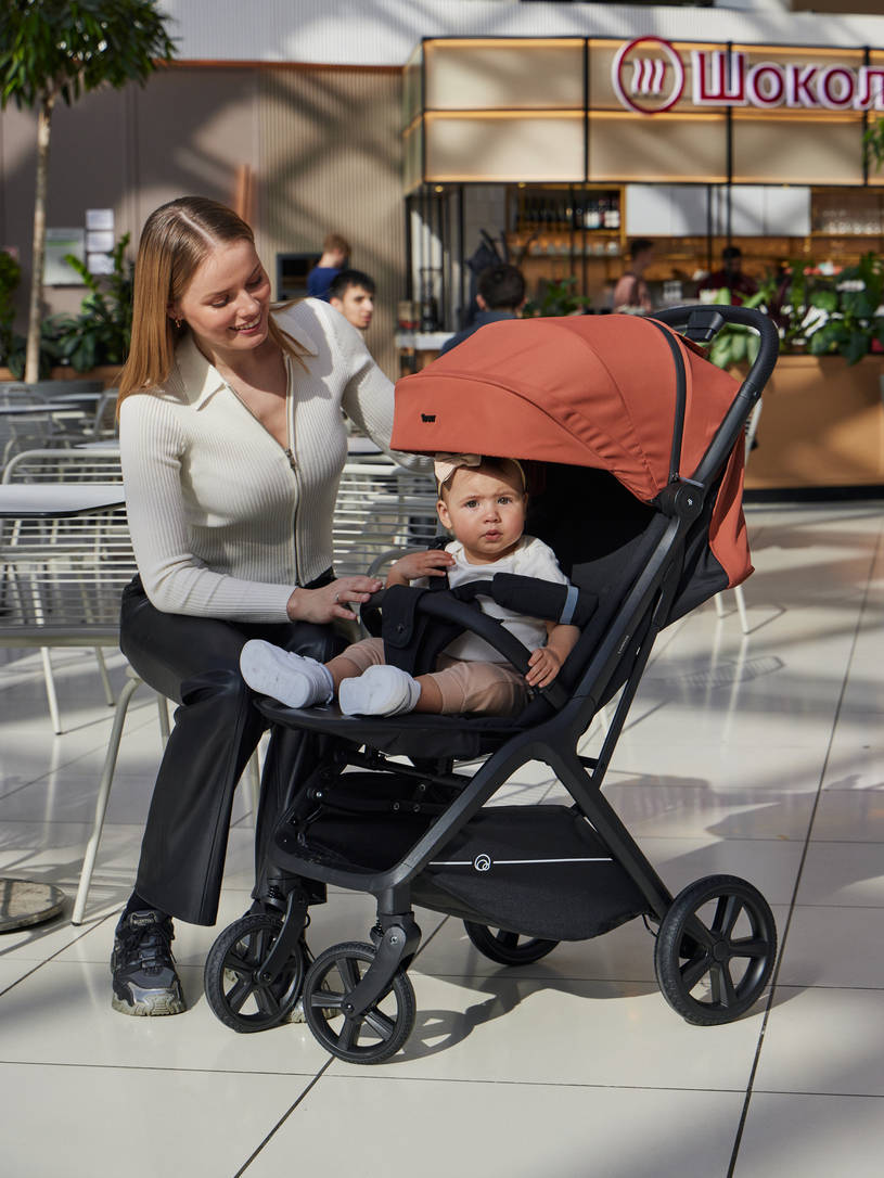 Коляска прогулочная Rant Lumos Maroon brown