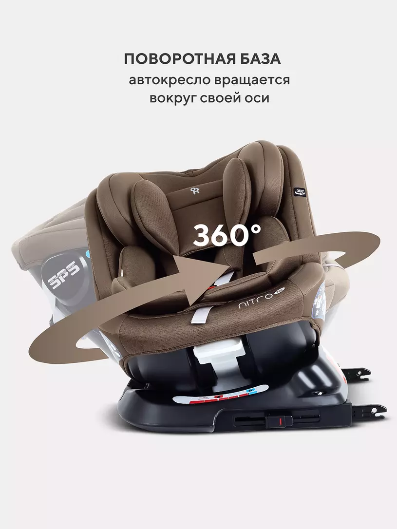 Автокресло Rant Nitro new isofix группа 0/1/2/3 (0-36 кг) Beige