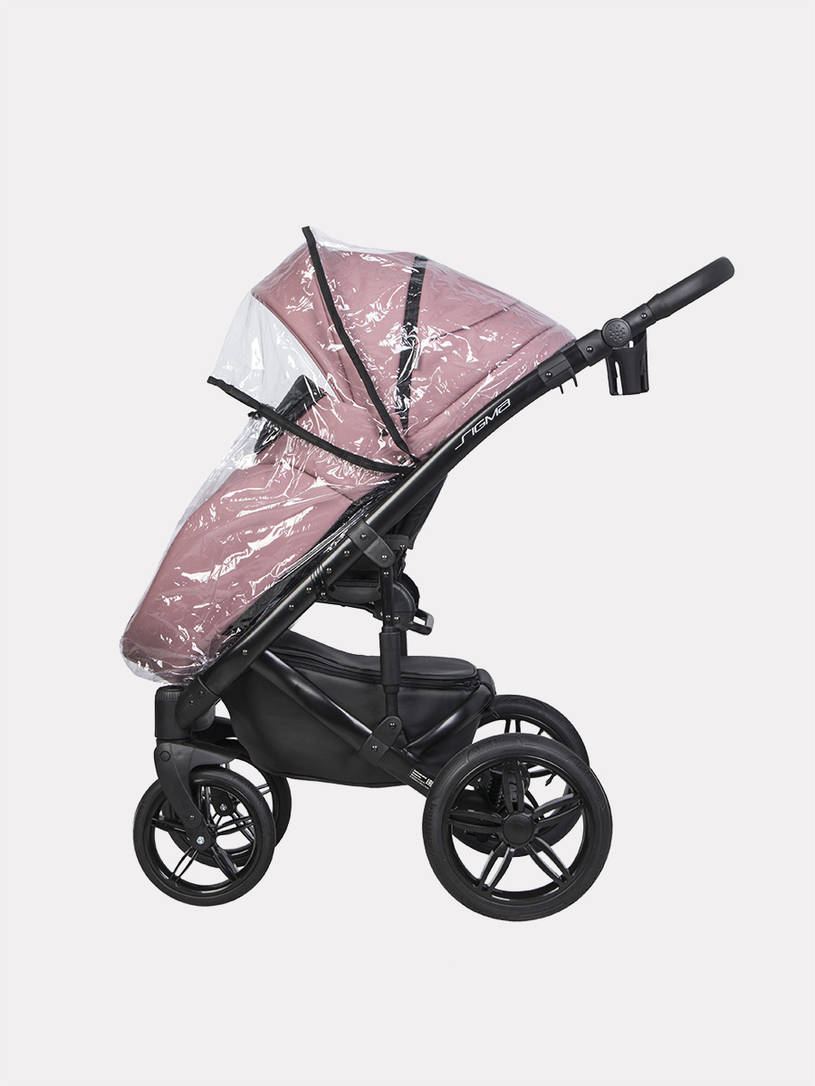 Коляска 3 в 1 Riko Sigma Pro Energy pink