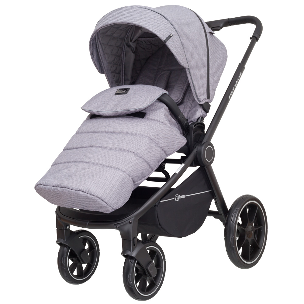 Коляска 3 в 1 Rant Flex Grand Mercury Grey серый
