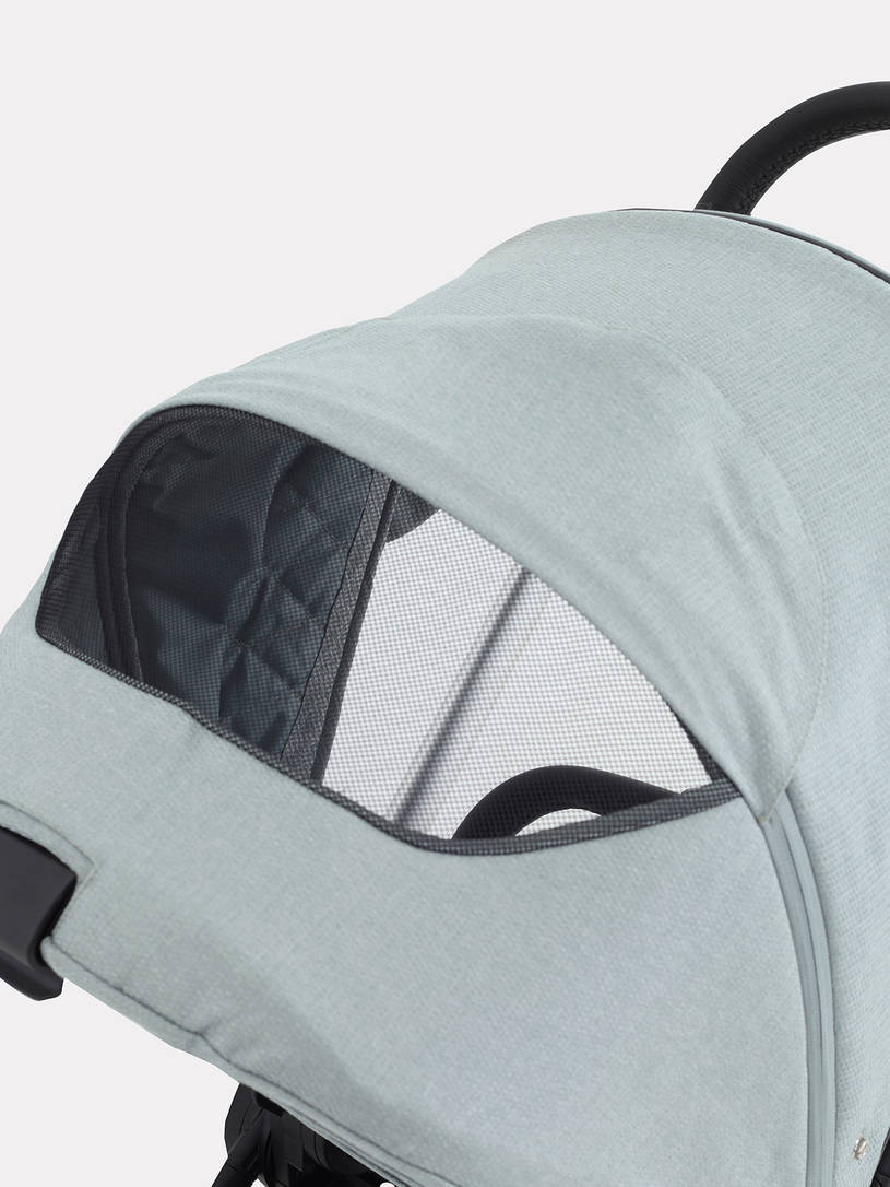 Коляска 2 в 1 Mowbaby Zoom PU silver green tea