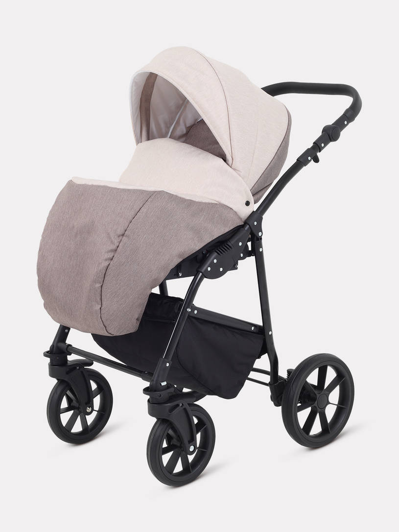 Коляска 2 в 1 Rant Dream 2024 09 коричневый-бежевый