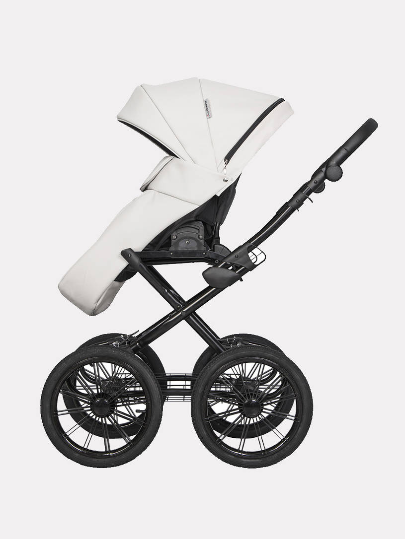 Коляска 2 в 1 Riko Basic Ozon Prestige 07 белый