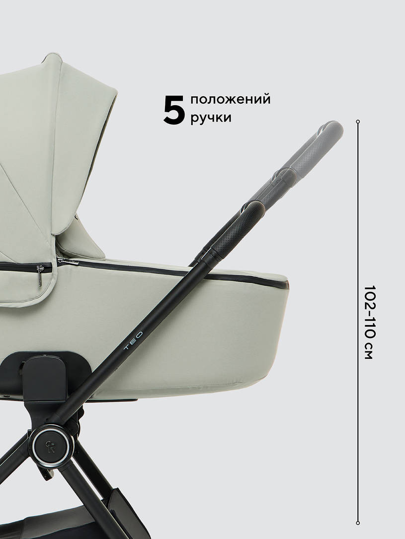 Коляска 2 в 1 Rant Teo Soft Sage