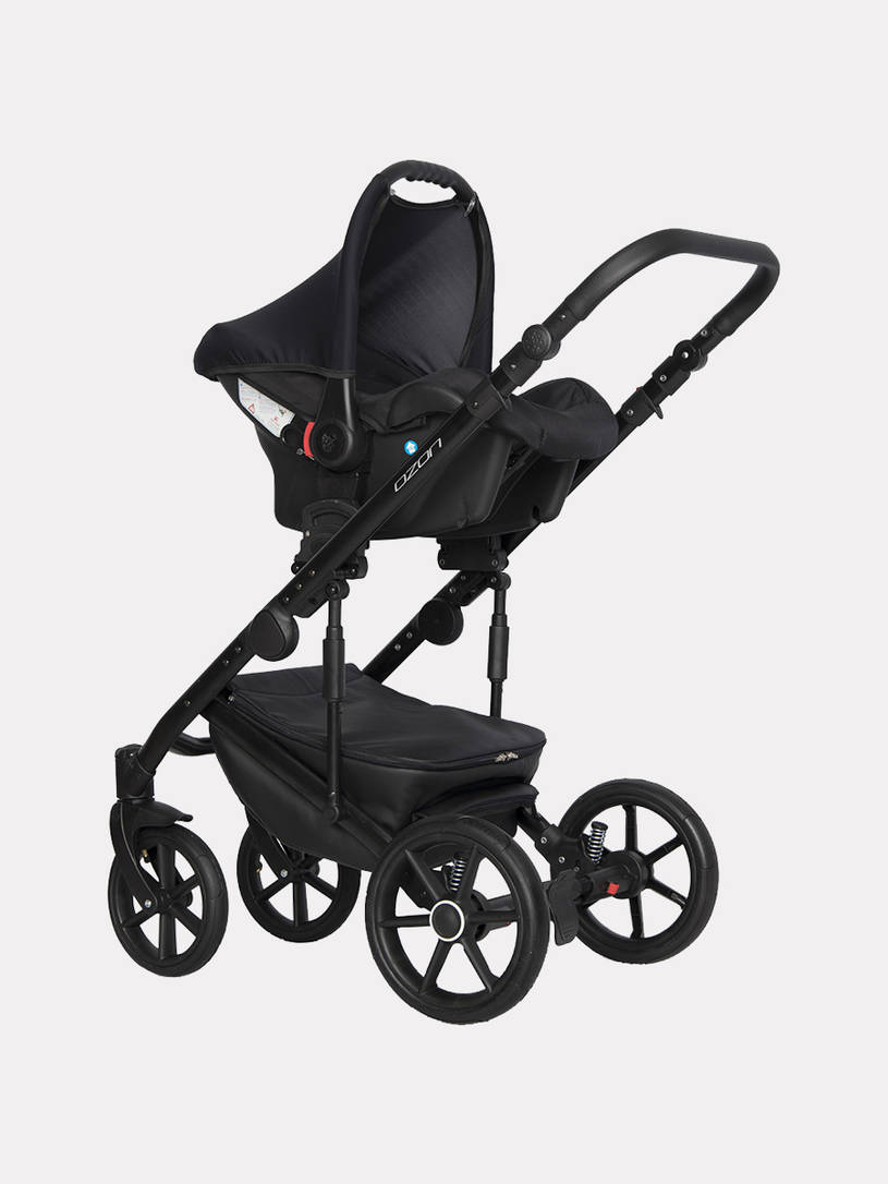 Коляска 3 в 1 Riko Basic Ozon Pastel 02, Фиолетовый