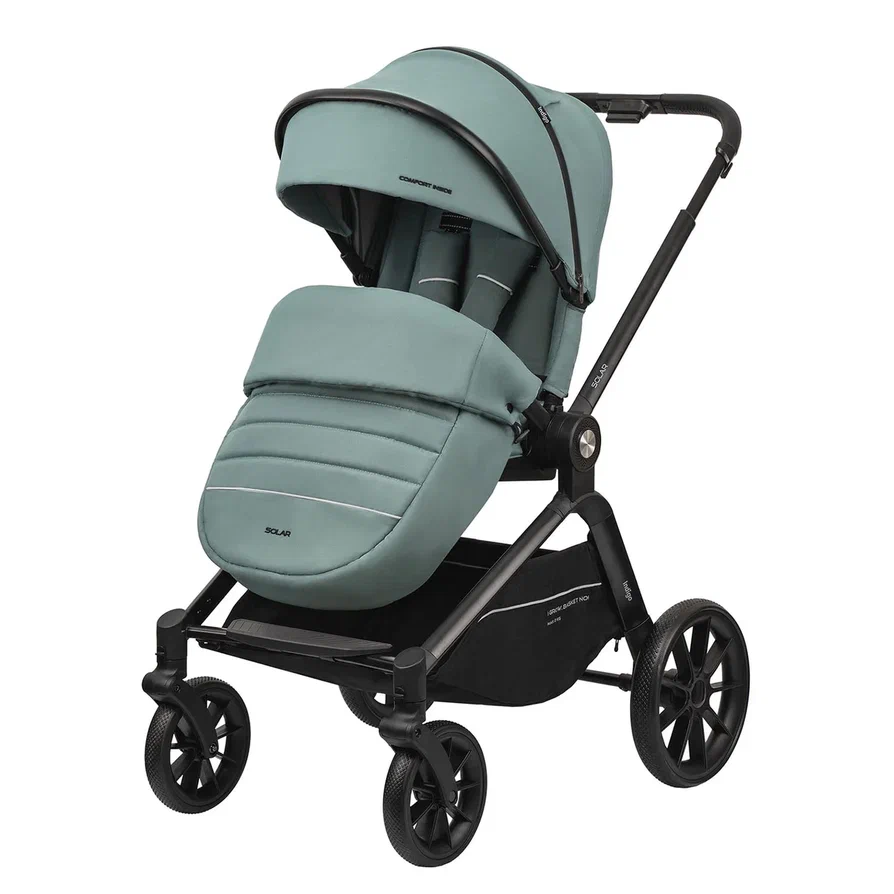 Коляска 2 в 1 Indigo SOLAR зеленый