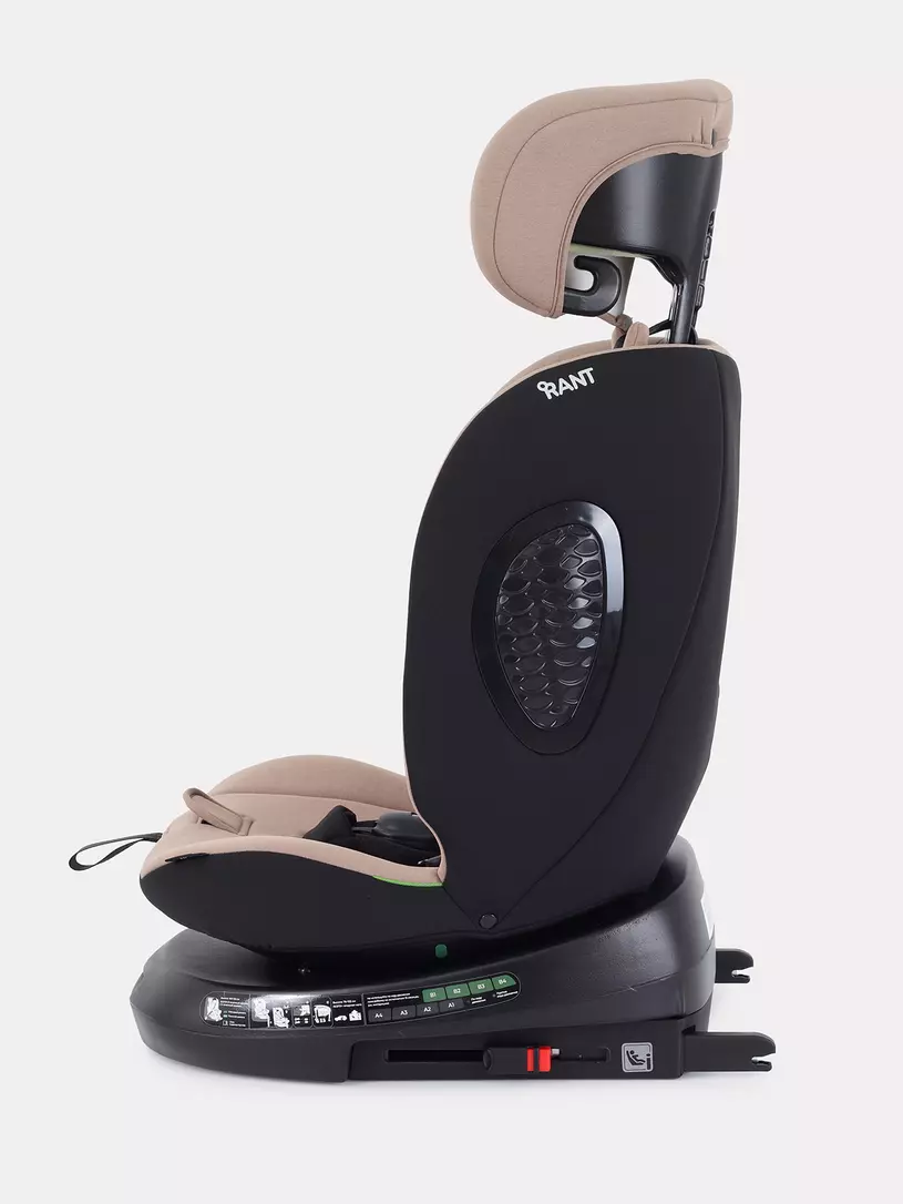 Автокресло Rant Helix isofix группа 0/1/2/3 (40-150 см; 0-36 кг), Beige