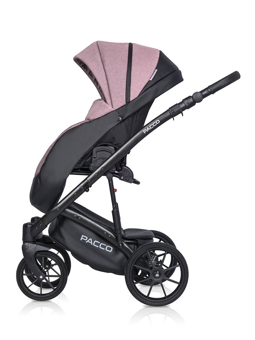 Коляска 3 в 1 Riko Basic Pacco 02 pink
