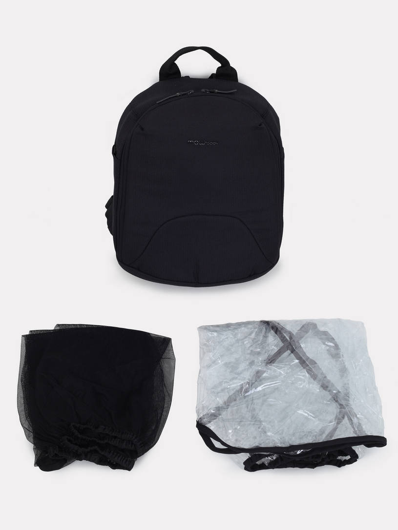 Коляска 3 в 1 Mowbaby Zoom Gold 2025 black